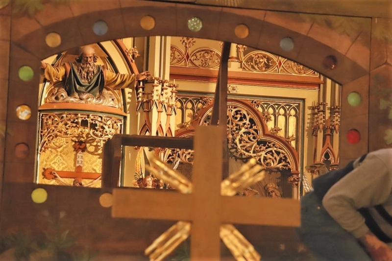 Abbau des Ostergrabes – ein gesellschaftliches Ereignis