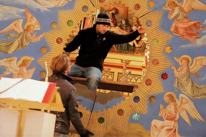 Abbau des Ostergrabes – ein gesellschaftliches Ereignis