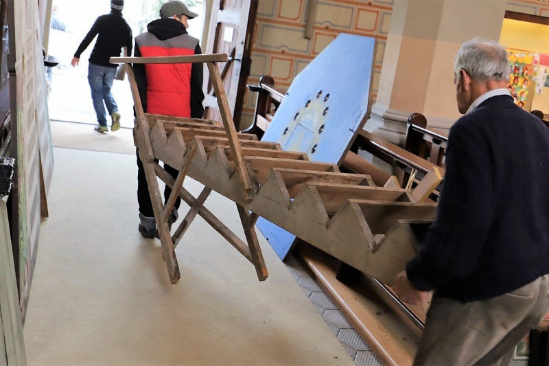 Abbau des Ostergrabes – ein gesellschaftliches Ereignis