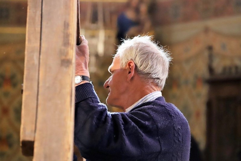 Abbau des Ostergrabes – ein gesellschaftliches Ereignis