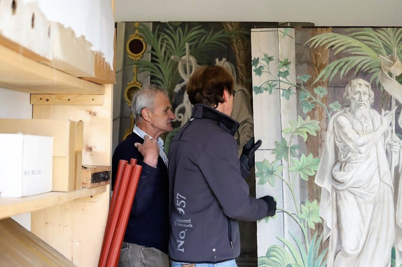 Abbau des Ostergrabes – ein gesellschaftliches Ereignis