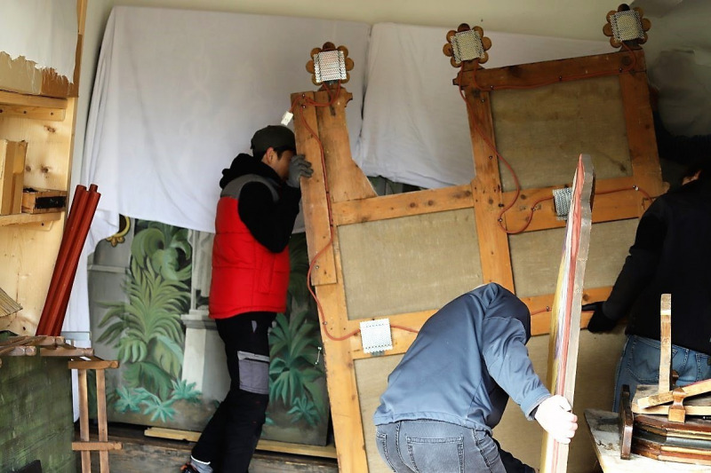 Abbau des Ostergrabes – ein gesellschaftliches Ereignis