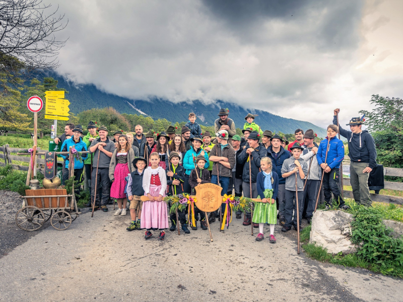 Almabtrieb 2017 Feldernalm/Obermieming