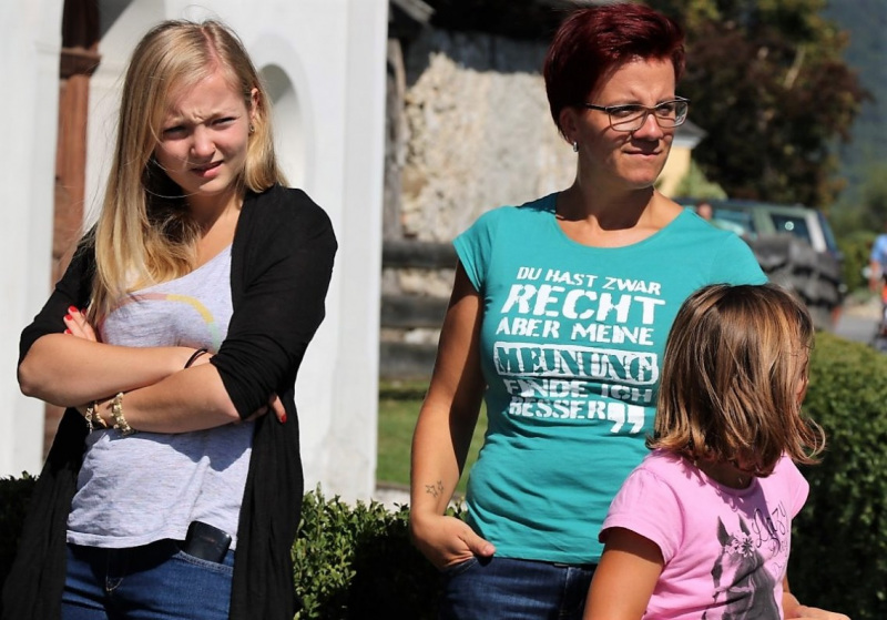 Almabtrieb Hochfeldern Alm 2015