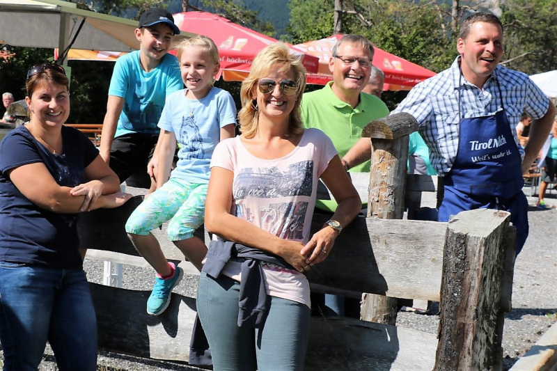 Almabtrieb Hochfeldern Alm 2015