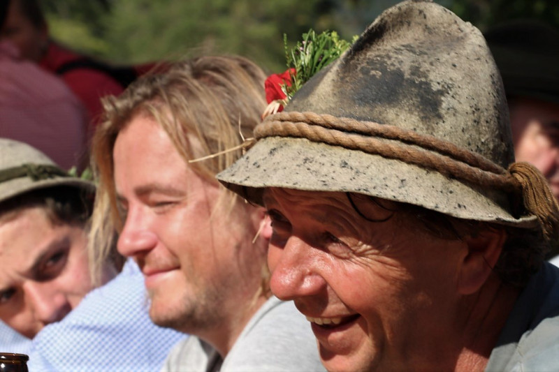 Almabtrieb Hochfeldern Alm 2015