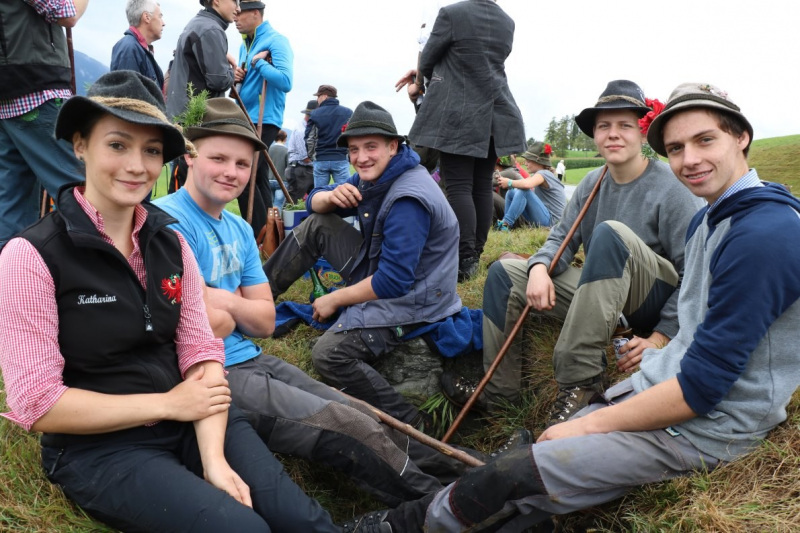 Almabtrieb Hochfeldernalm 2016 – Almvieh wurde wieder geschmückt