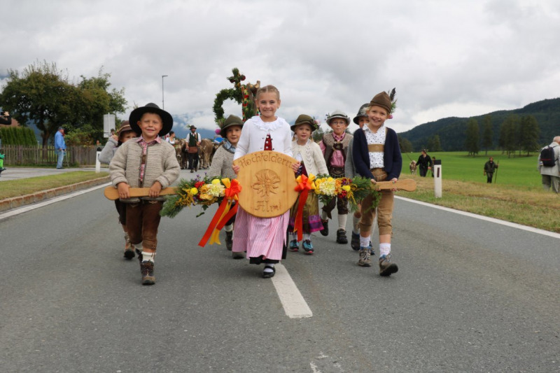 Almabtrieb Hochfeldernalm 2016 – Almvieh wurde wieder geschmückt