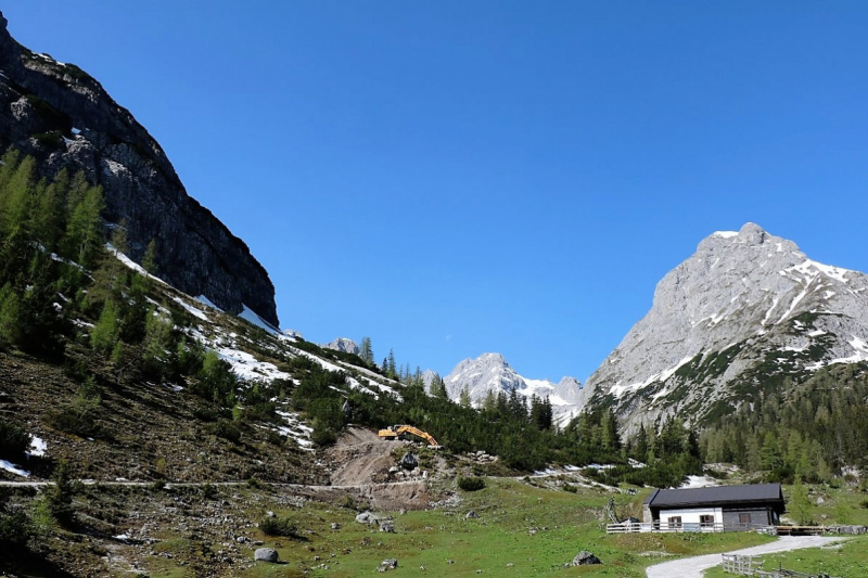 Bagger auf der Seebenalm – „Vorbildlich, so soll es sein“