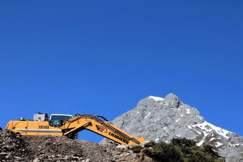 Bagger auf der Seebenalm – „Vorbildlich, so soll es sein“