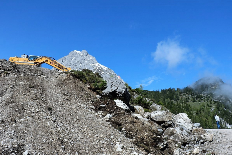 Bagger auf der Seebenalm – „Vorbildlich, so soll es sein“