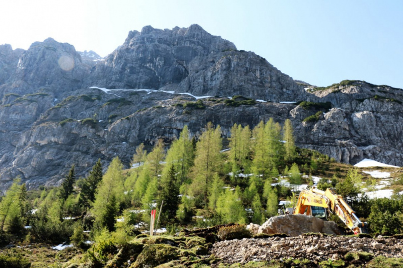 Bagger auf der Seebenalm – „Vorbildlich, so soll es sein“