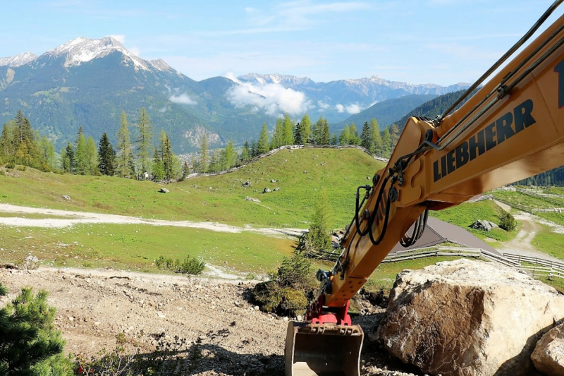 Bagger auf der Seebenalm – „Vorbildlich, so soll es sein“