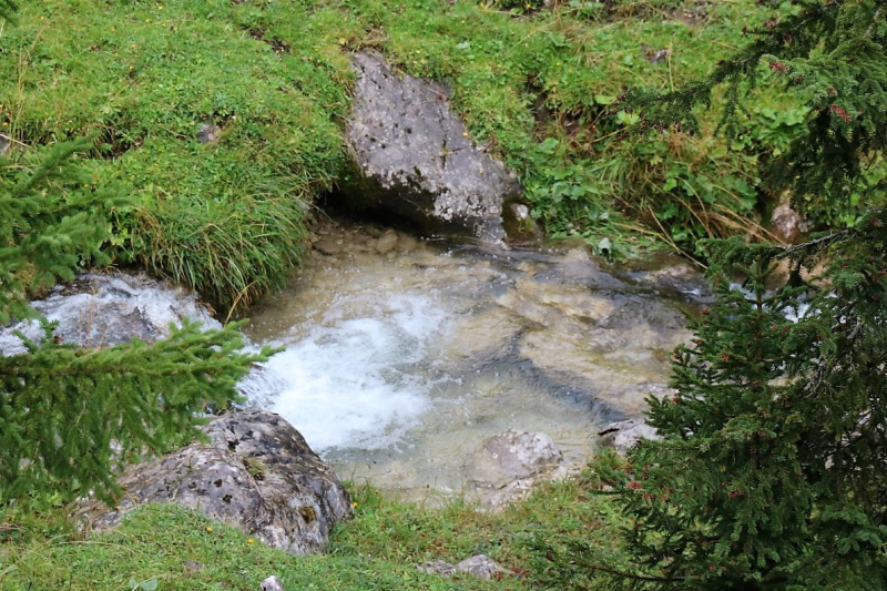 Baubeginn Hochfeldernalm – die alte Almhütte in Trauer