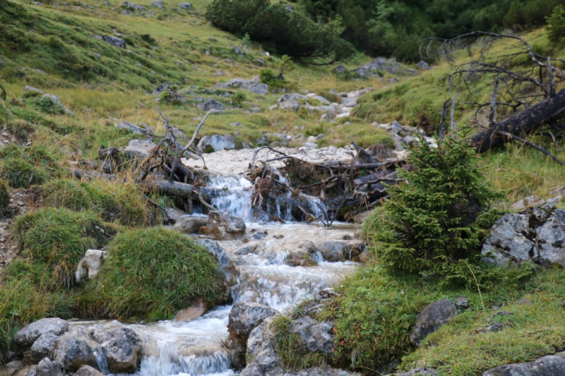 Baubeginn Hochfeldernalm – die alte Almhütte in Trauer