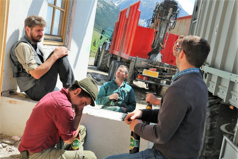 Baustelle Feldernalpe – „Fortschritte deutlich erkennbar“