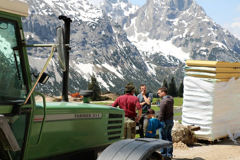 Baustelle Feldernalpe – „Fortschritte deutlich erkennbar“