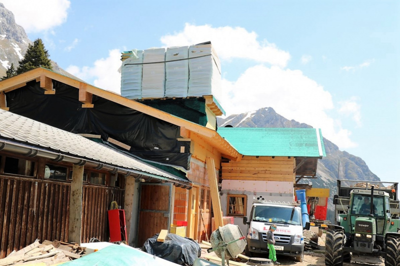 Baustelle Feldernalpe – „Fortschritte deutlich erkennbar“