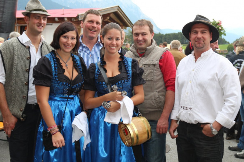 Drei-Almen-Abtrieb in Mieming – Abschied des Marienberg-Hirten