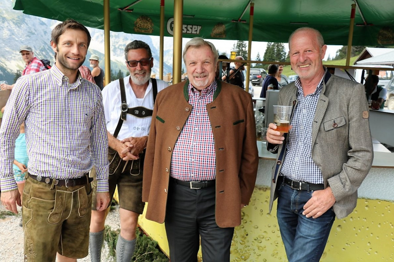 Einweihung Hochfeldernalm - „Dorffest“ auf der Mieminger Alpe