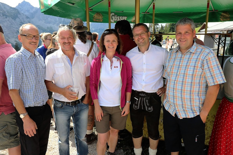 Einweihung Hochfeldernalm - „Dorffest“ auf der Mieminger Alpe
