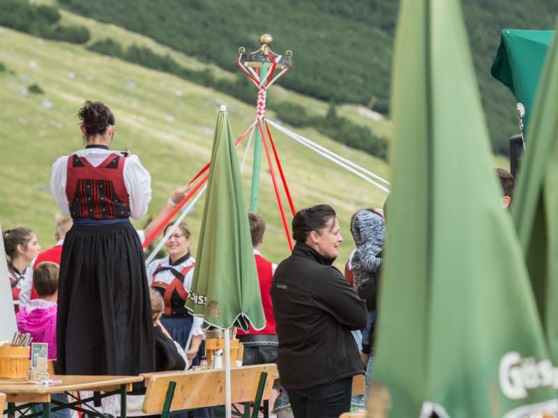 Almfest mit den Längenfelder Schnöllern