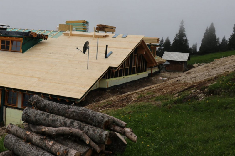 Hochbaustelle Feldernalm – Kein Termindruck
