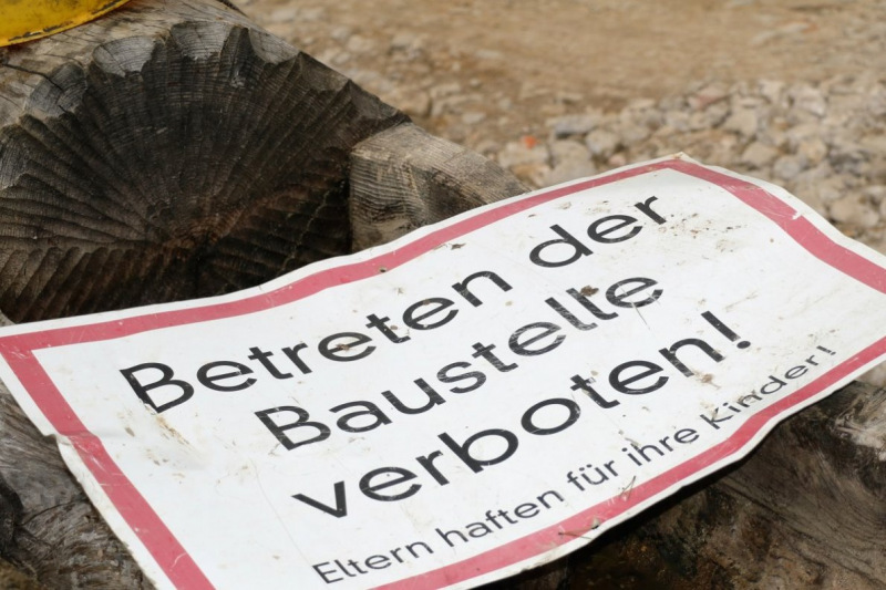 Hochbaustelle Feldernalm – Kein Termindruck