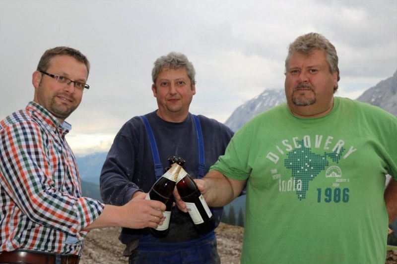 Hochbaustelle Feldernalm – Kein Termindruck