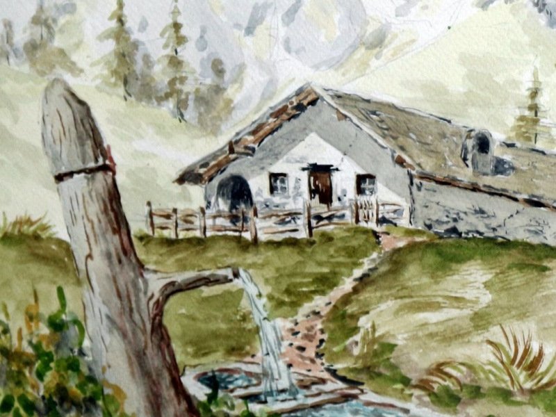 Im Haus der Hirtenfamilie Schuchter in Nassereith