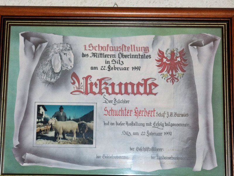 Im Haus der Hirtenfamilie Schuchter in Nassereith