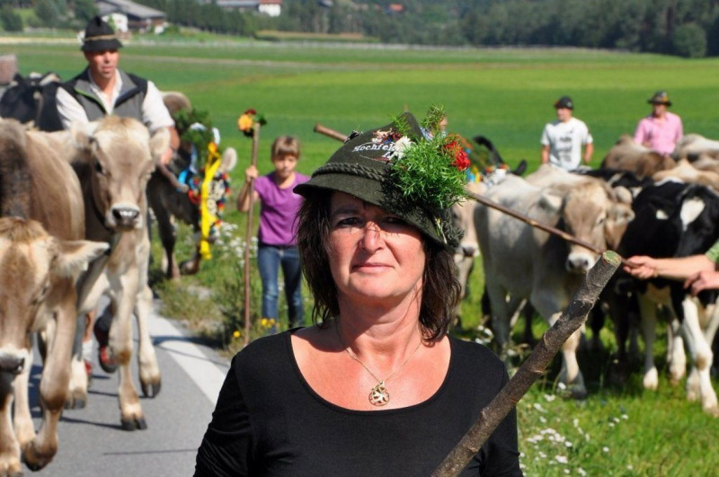 Kalenderblatt 15. Sept. 2012 – Almabtrieb Feldernalm