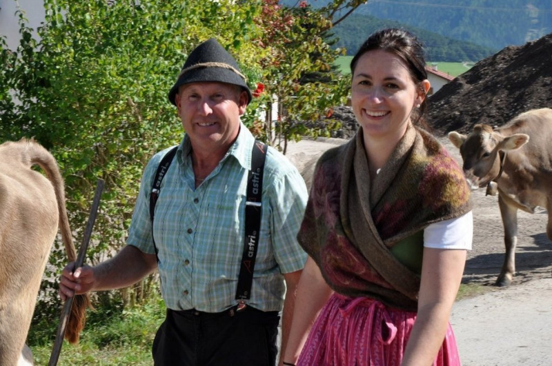 Kalenderblatt 15. Sept. 2012 – Almabtrieb Feldernalm