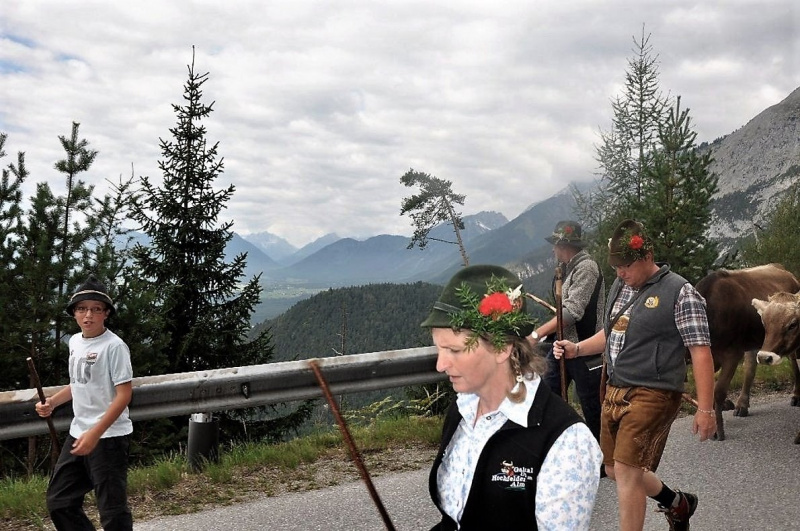 Kalenderblatt 15. Sept. 2012 – Almabtrieb Feldernalm