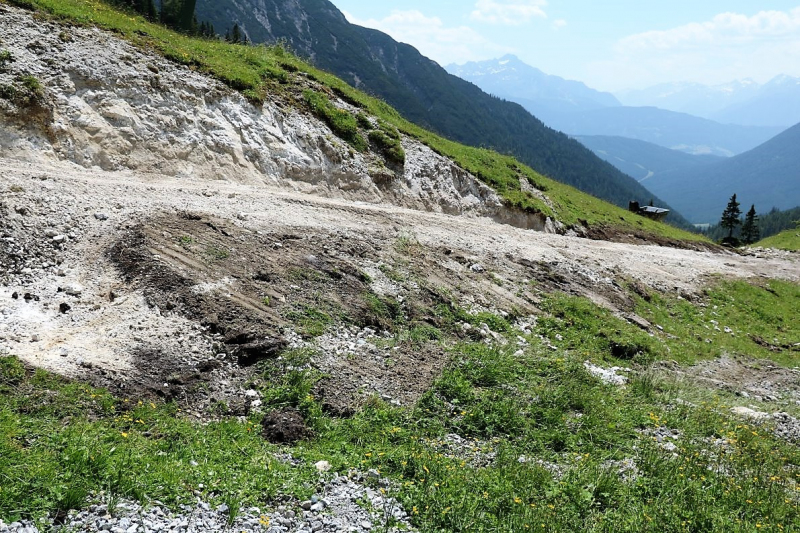 Marienbergjoch – Hochwasserschäden werden beseitigt