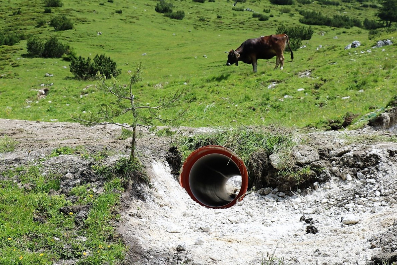 Marienbergjoch – Hochwasserschäden werden beseitigt