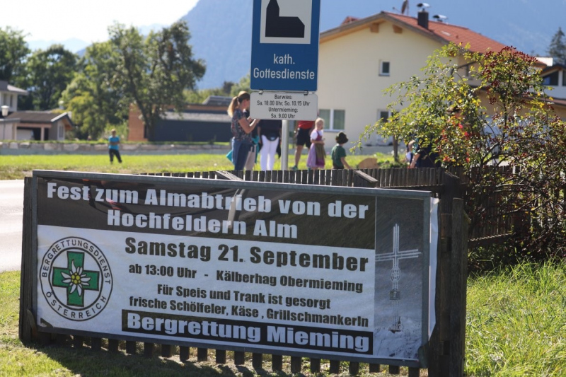 Nahaufnahme Feldernalmabtrieb – 35 Kilometer Fußweg