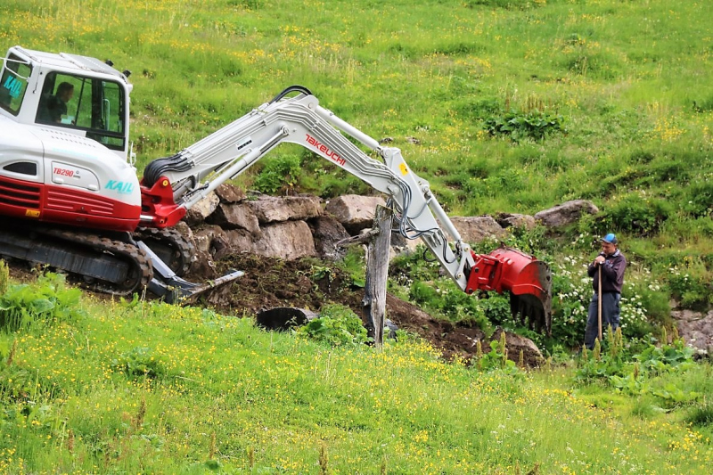 Sanierung Marienbergalpe – zum Almsommer solls fertig sein