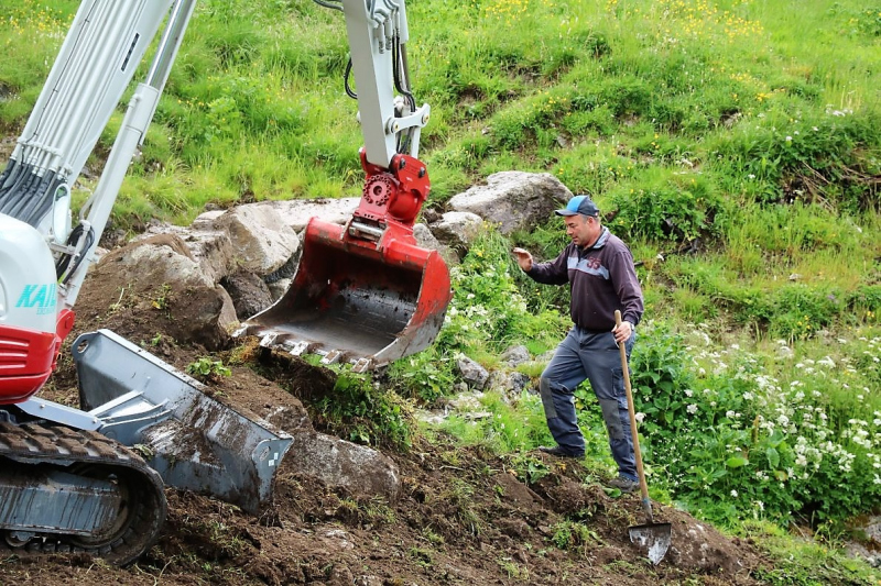 Sanierung Marienbergalpe – zum Almsommer solls fertig sein