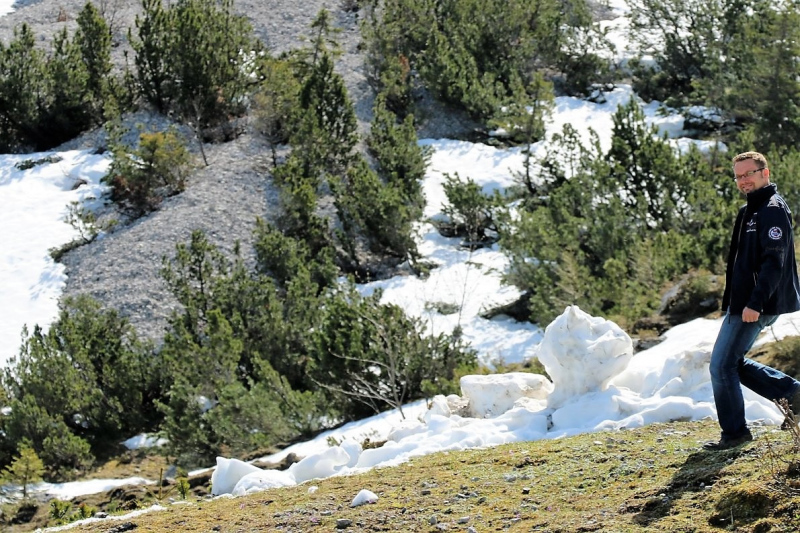 Seebenalm – Gebaut werden Steinschlagschutz und Gastank