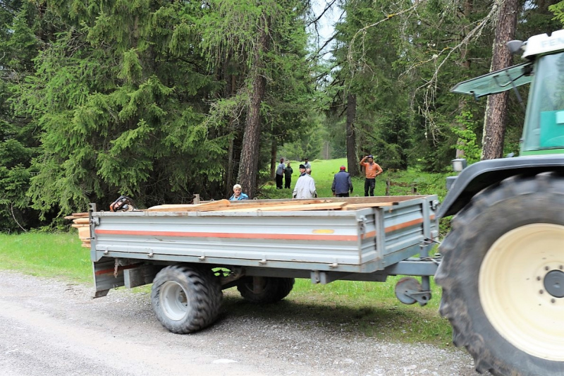 Zäunen auf der Biberwier-Alm