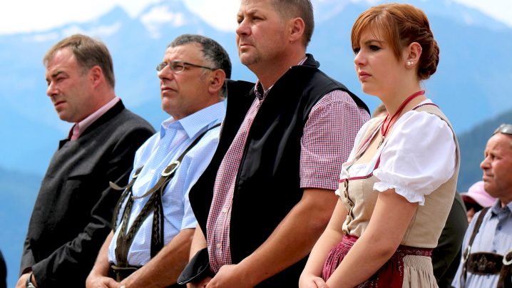 Marienbergfest mit der neuen Pächterfamilie Bianca und Anfreas Rott. (Foto: Knut Kuckel)
