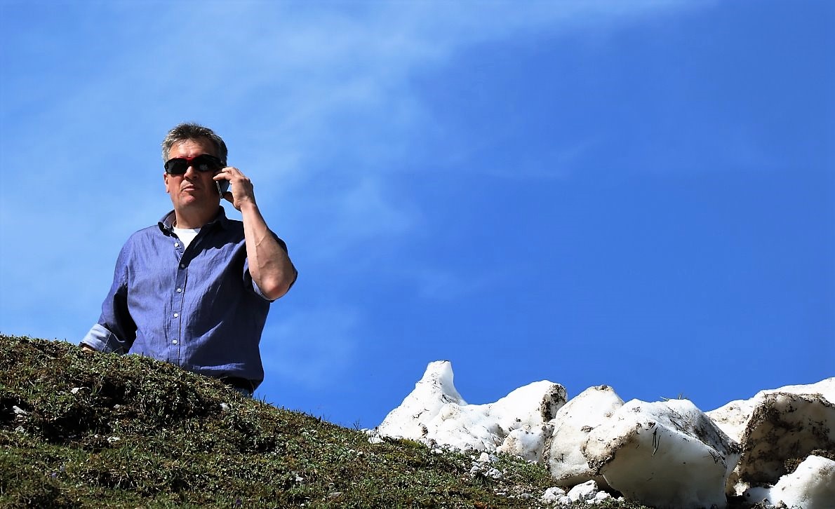 Baubesprechung auf der Seeben Alm. Foto: (Knut Kuckel)