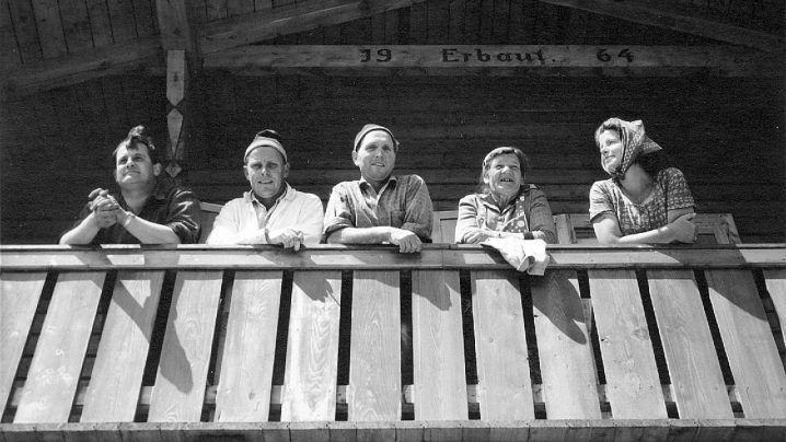 Balkonblick nach erfolgreicher Sanierung 1964 (Foto: Familie Spielmann)