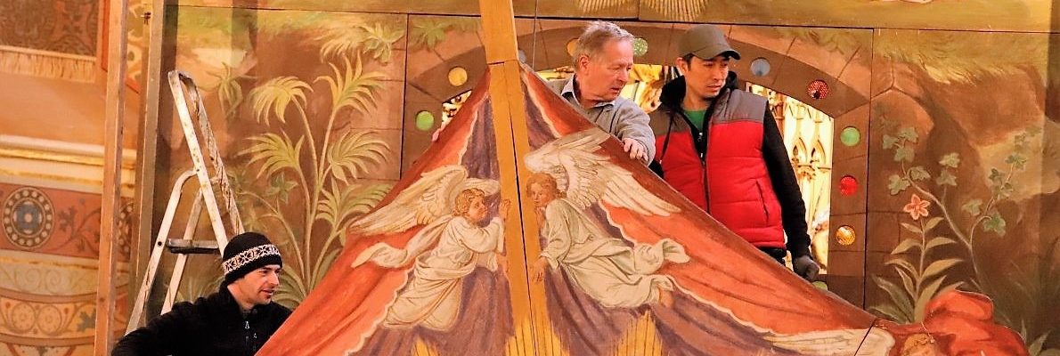 Am Dienstag nach Ostermontag wurde das Heilige Grab in der Kirche Untermieming abgebaut. (Foto: Knut Kuckel)